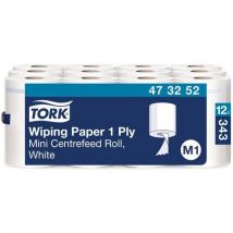 343-sheet mini centrefeed roll 1-ply 120 m