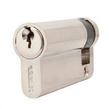 Euro single cylinder 30 mm nickel