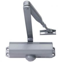 610 door closer - compass arm - size 2–4 - silver