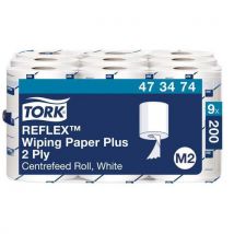 Tork white mini roll 200 sheets