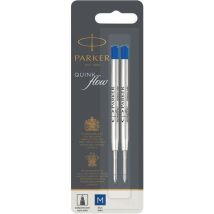 Quinkflow blue medium-tip ballpoint pen refill
