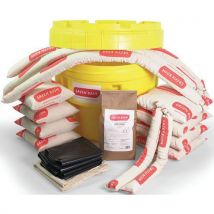 Oil-only absorbing medium spill kit - green boom