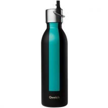 Black insulated bottle - qwetch active 600 ml