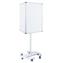 Mobile information board with 4 panels a1 magnetic steel