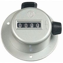 Manual counter with ring metal housing
