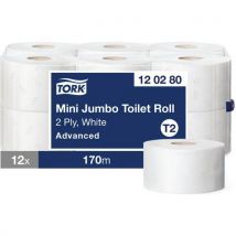 Tork mini jumbo 2-ply toilet paper 170 m