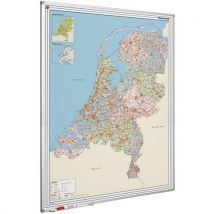 Magnetic road map of holland 120 x 90 cm