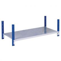 Easy store steel sheet shelf wxd 1250x400mm