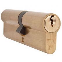 Euro double cylinder 40x40mm brass