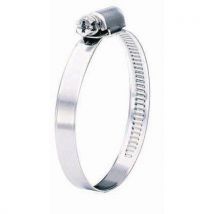 Steel clamp with solid band - width 9 mm - diameter 16–27