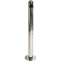 Stnlss stl free-standing ashtray w. Cover - 1.1 l - probbax