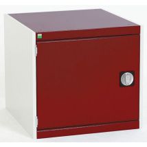 Bott - Red cubio perfo door cupboard 600x650x750mm