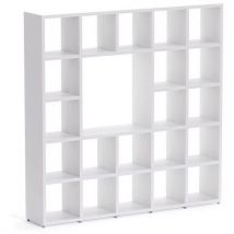 Cube x21 shelf storage system - 183x181x33cm - white - boon