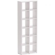 Cube x12 shelf storage system - 218x74x33cm - white - boon