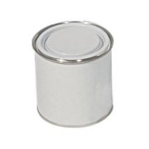 Open Top Metal Cans Lacquered with Lids 0.25L Pack of 96