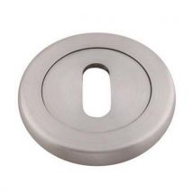 A spec escutcheon keyhole 316 satin stainless steel