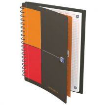 Oxford meetingbook b5 wire-bound notebook 80g 160p 5x5 sq