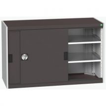 Bott - Dark grey cubio sliding door cupboard 800x1300x525mm