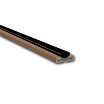Fire+smoke intumescent strip10x4x2100mm brush pilebrownpck10