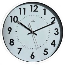 Silent clock 30 cm in diameter white