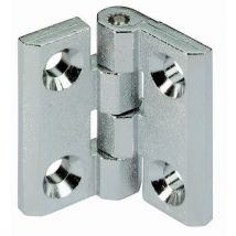 Chrome hinge 76x50 m6 countersunk holes