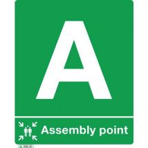 Combination sign wall letter a hxw 600x300mm