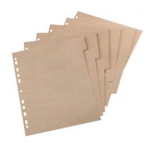 Environmentally-friendly cardboard divider no. Of dividers: 6 format: a4