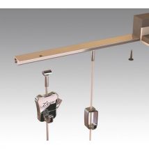 Ceiling rail 2x1.5 mtr. Zwart 150 x 0.7 x 1.5