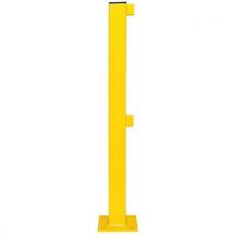 Yellow Medium Duty Indoor End Post by Moravia