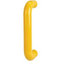 Straight pull handle 220 x 34mm bolt fix golden yellow