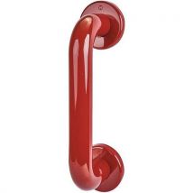 Straight pull handle220 x 34mmconcealed fixingred rouge