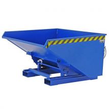 Tipping skip - hxwxd 835x1290x1570 mm - 1 ton/900l