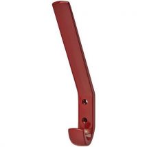 Colour coated hook hat and coat red rouge