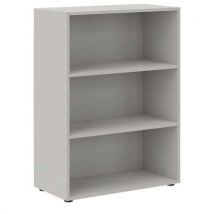 Bookcase h.104 cm grey - Manutan