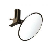 Portable mirror with 20-cm diameter clip for mounting