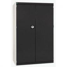 Bott - Dark grey cubio 3 shelf 2 perfo door cabinet 1600x1050x650mm