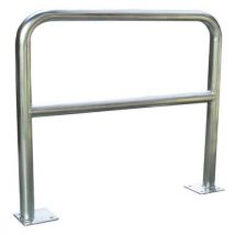 1.5-m safety barrier diam. = 40-mm fixing plate galv. Steel