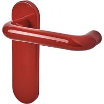21mm unsprung door handle latch set red rouge