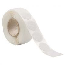 Hook-and-loop-fastening dots for fabric panels