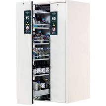 V-move-90 cabinet-retention tray-819mm -grating- white-9