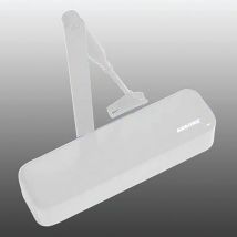 Arrone astra door closer with matching arms diamond white