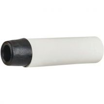 Wall mounted door stop 75mm diamond white