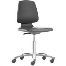 Bimos polyurethane ergonomic low workshop chair black