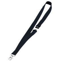 Black lanyard for id badge