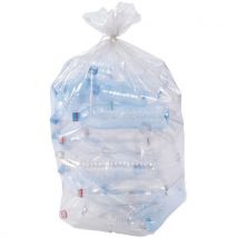 Clear bin bag - 80% recycled material - 50 l