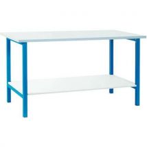 Work table with shelf l1500xd750xh819