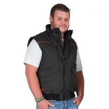 Small Black Multipocketed Bodywarmer by Delta Plus