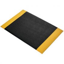 Black/yellow orthomat premium anti fatigue mat 1.5 x 0.9m