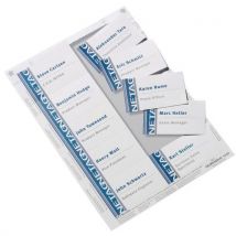 Badge insert sheet for printing 5.4x9 cm 200 labels