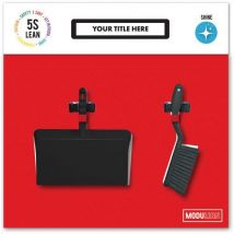 Shadow tool/notice board - cleaning - 5s lean - red